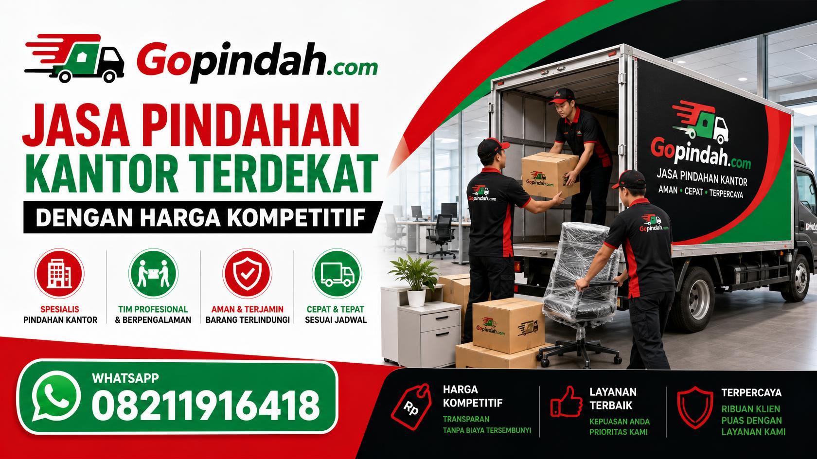 Jasa Pindahan Kantor Terdekat dengan Harga Kompetitif